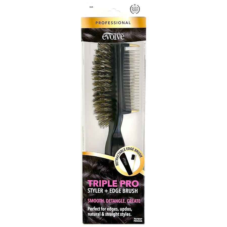 Evolve Triple Pro Styler + Edge Brush Walgreens