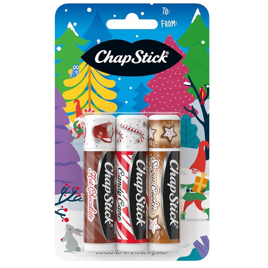 Chapstick Holiday Collection Lip Balm Tubes Christmas Gift Set Walgreens