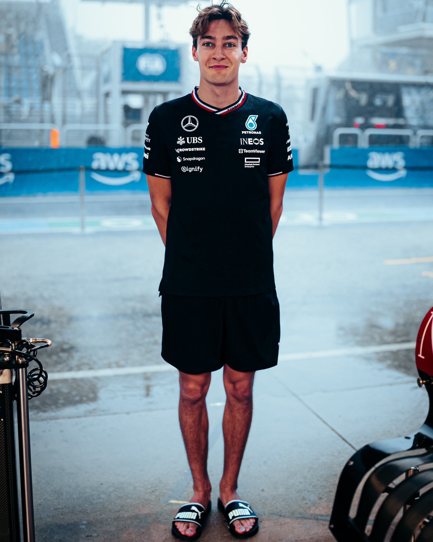 George Russells Feet