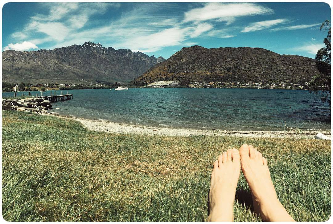 Morgana O'Reilly's feet