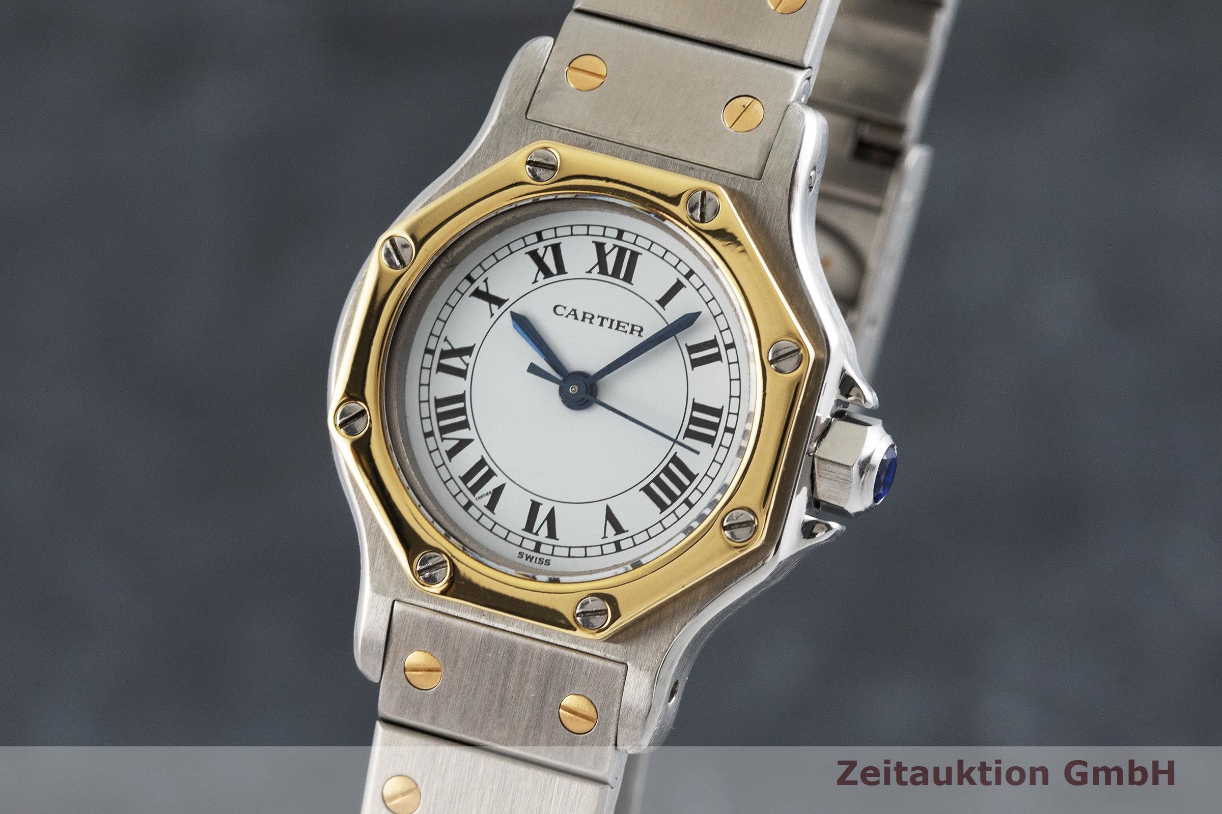 Cartier Santos Ronde Stahl / Gold Automatik Kal. ETA 2670 2000804