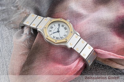 Cartier Santos Ronde Acier Or Automatique Kal 2670 2000888 Zeitauktion