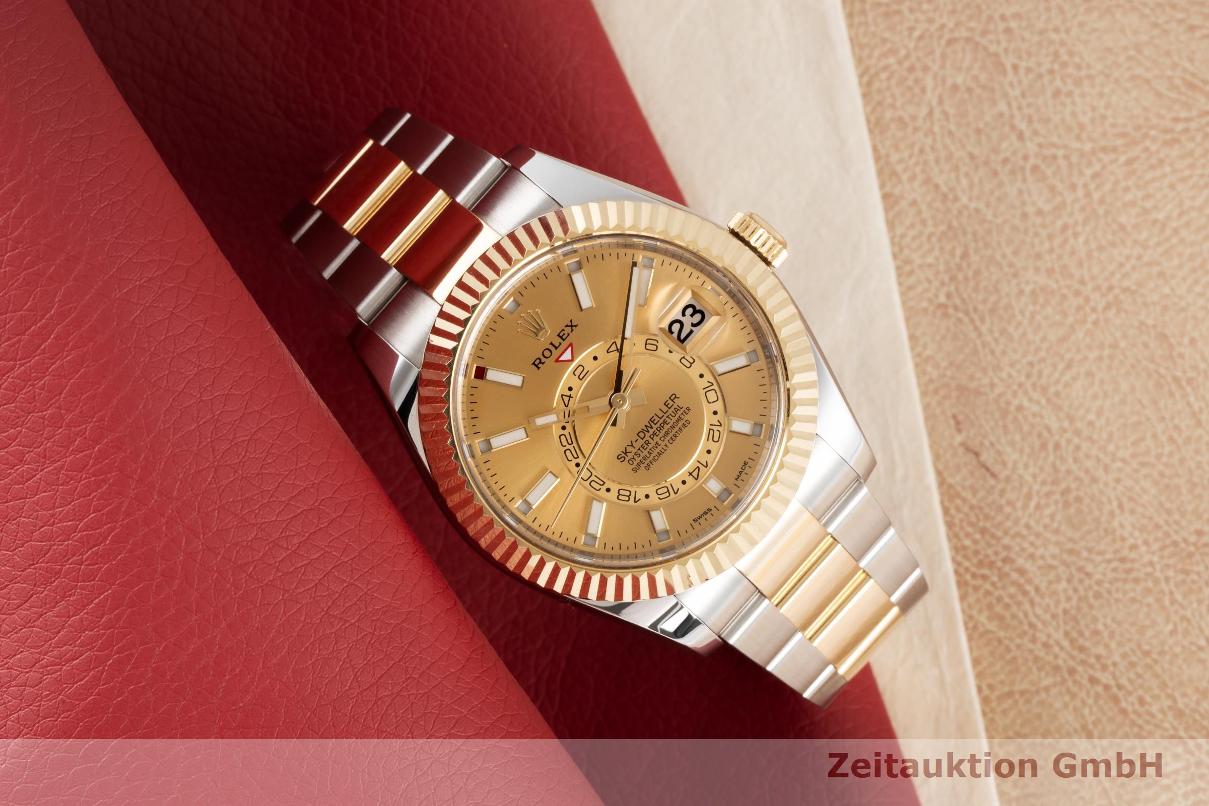 Rolex SkyDweller Stahl / Gold Automatik Kal. 9001 Ref. 326933 2006667 Zeitauktion