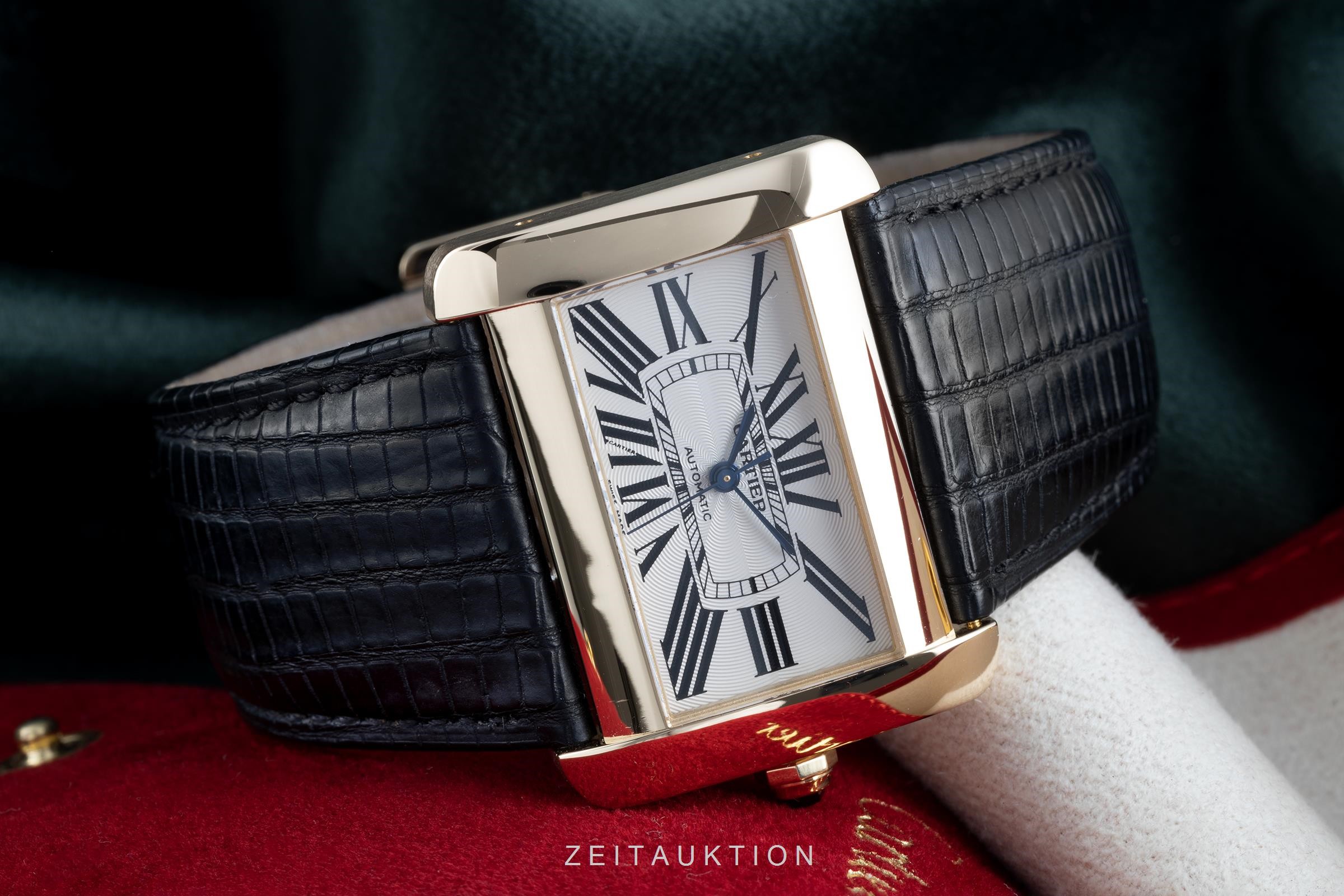 Cartier Tank Divan 18 ct gold automatic Kal. 381A Ref. 2603 2103641