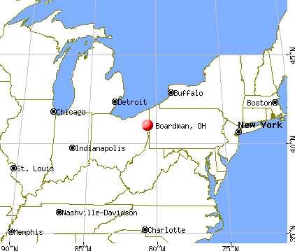 Boardman, Ohio (OH 44512, 44514) profile: population, maps, real estate