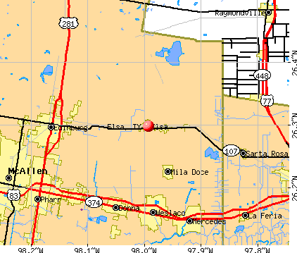 Elsa, Texas (TX 78543) profile: population, maps, real estate, averages