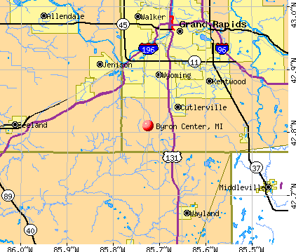 Byron Center Michigan Map Byron Center, Michigan (Mi 49315) Profile: Population, Maps, Real Estate, Averages, Homes, Statistics, Relocation, Travel, Jobs, Hospitals, Schools, Crime, Moving, Houses, News, Sex Offenders