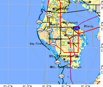 Bay Pines Florida Map Bay Pines, Florida (Fl) Profile: Population, Maps, Real Estate, Averages, Homes, Statistics, Relocation, Travel, Jobs, Hospitals, Schools, Crime, Moving, Houses, News, Sex Offenders