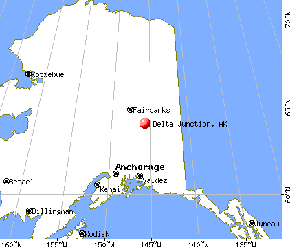Delta Junction Alaska Map Delta Junction, Alaska (Ak 99737) Profile: Population, Maps, Real Estate, Averages, Homes, Statistics, Relocation, Travel, Jobs, Hospitals, Schools, Crime, Moving, Houses, News, Sex Offenders