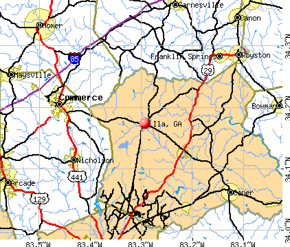 Ila, Georgia (GA 30633) profile: population, maps, real estate