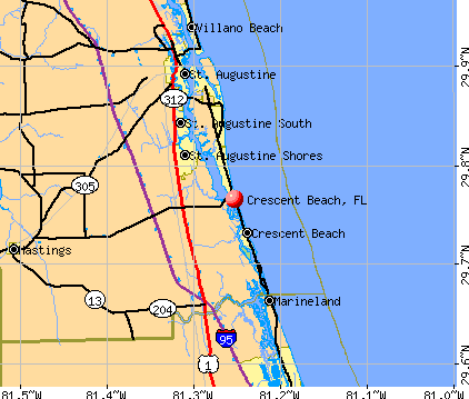 Crescent Beach Florida Map Crescent Beach, Florida (Fl 32086) Profile: Population, Maps, Real Estate, Averages, Homes, Statistics, Relocation, Travel, Jobs, Hospitals, Schools, Crime, Moving, Houses, News, Sex Offenders