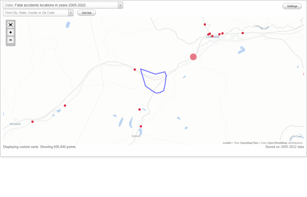 Fatal car crashes and road traffic accidents in Richmondville, New York