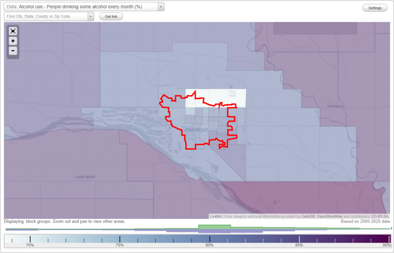 Health and Nutrition of Fremont, NE Residents Sexual Behavior, Medical Conditions, Reproductive