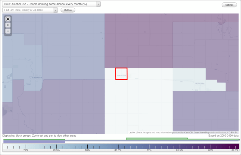 Health and Nutrition of Radcliffe, IA Residents Sexual Behavior