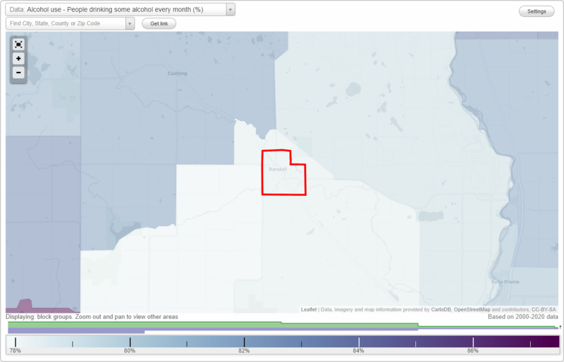 Health and Nutrition of Randall, MN Residents Medical Conditions