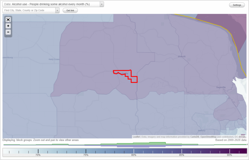 Health and Nutrition of Rickardsville, IA Residents Medical Conditions