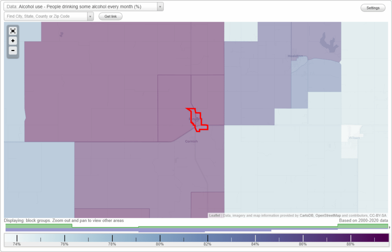Health and Nutrition of Ringling, OK Residents Sexual Behavior