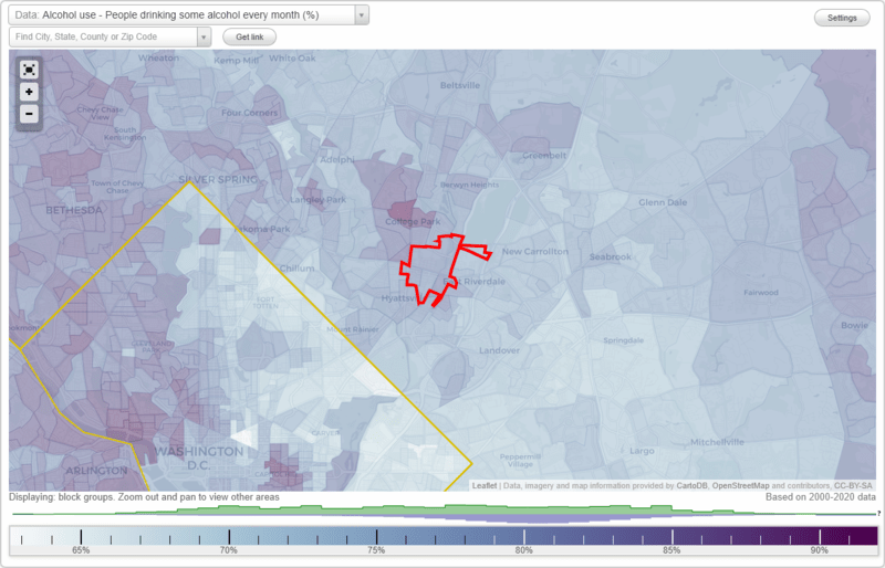 Health and Nutrition of Riverdale Park, MD Residents Sexual Behavior