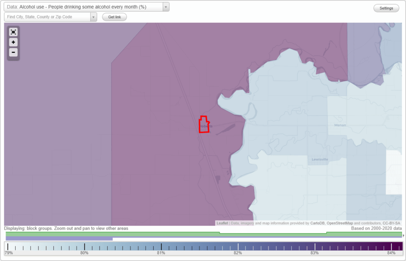 Health and Nutrition of Roberts, ID Residents Sexual Behavior, Medical
