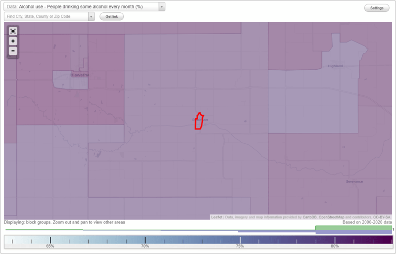 Health and Nutrition of Robinson, KS Residents Sexual Behavior, Medical Conditions