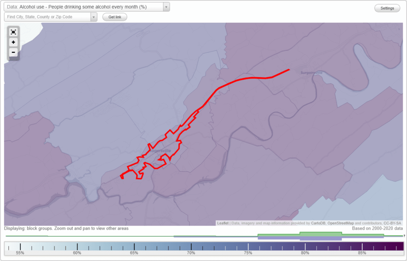 Health and Nutrition of Rogersville, TN Residents Sexual Behavior