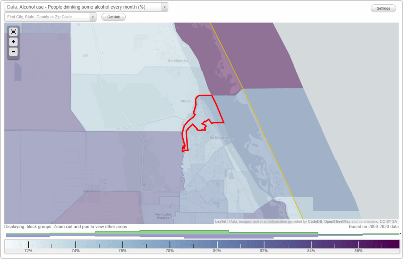 Health and Nutrition of Roseland, FL Residents Sexual Behavior