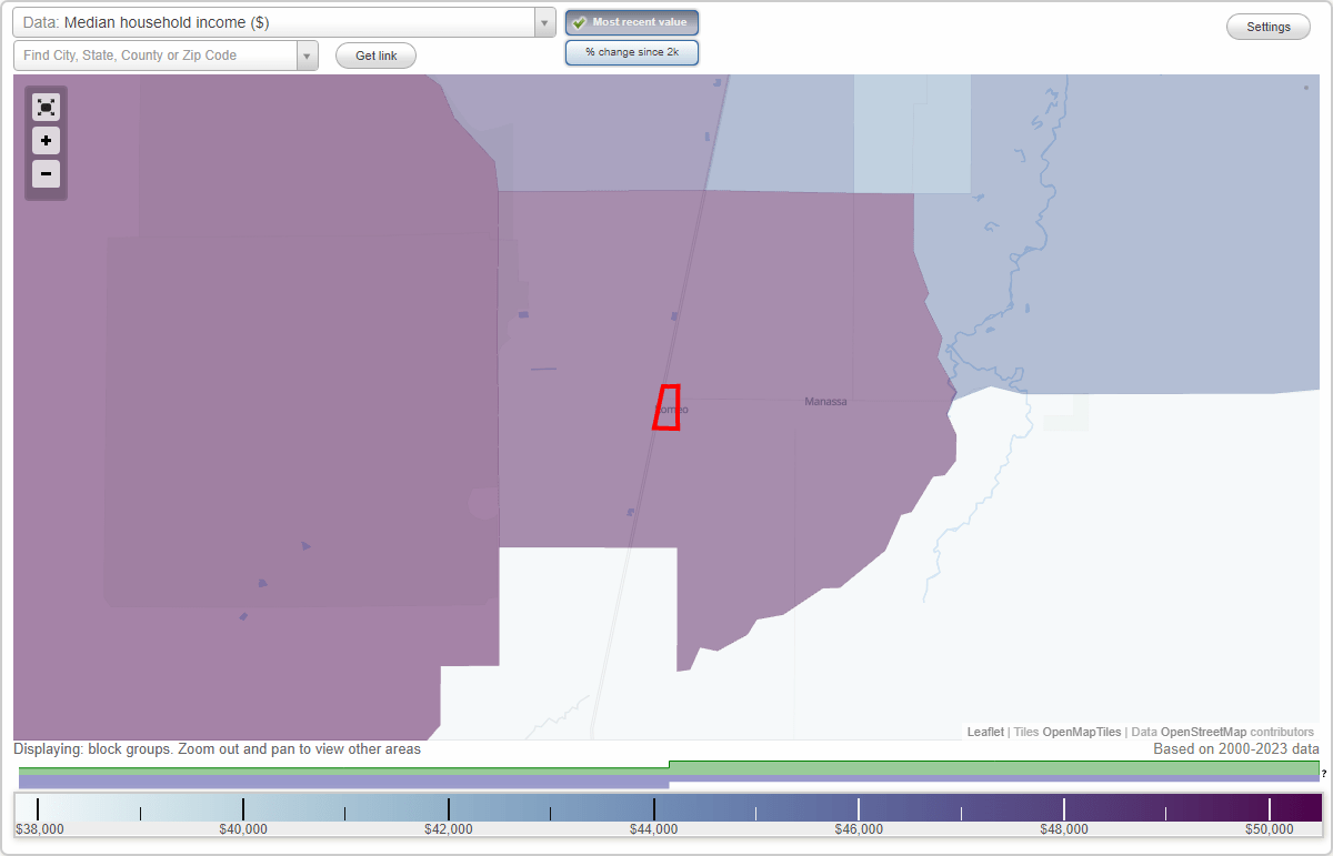 Romeo, Colorado (CO) map, earnings map, and wages data