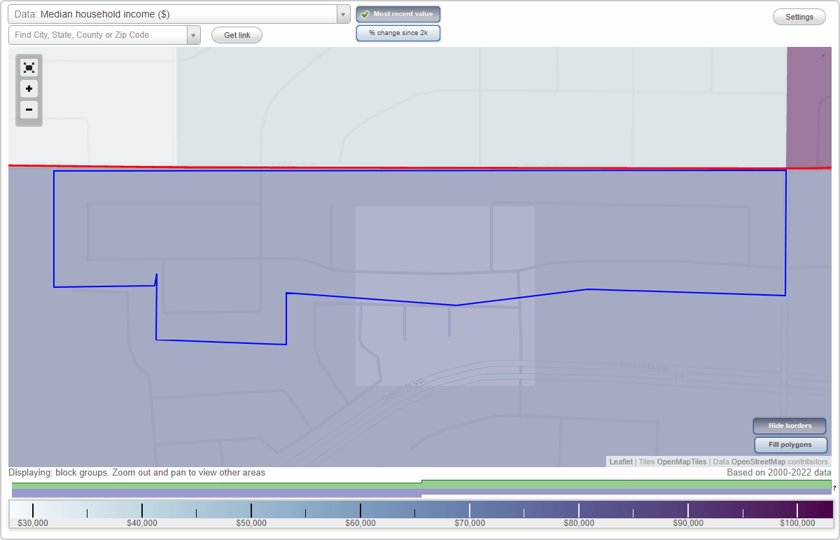 Euless, TX Neighborhood Map House Prices, Occupations list