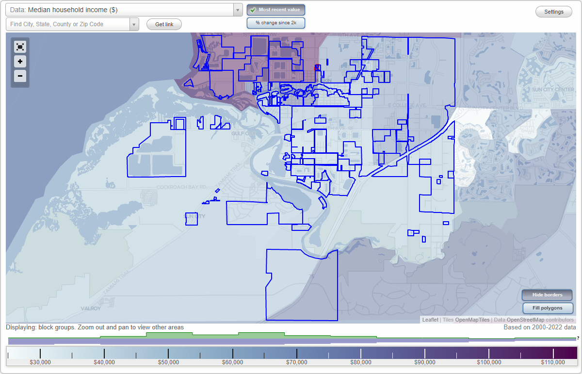 Ruskin, FL Neighborhood Map House Prices, Occupations list of neighborhoods