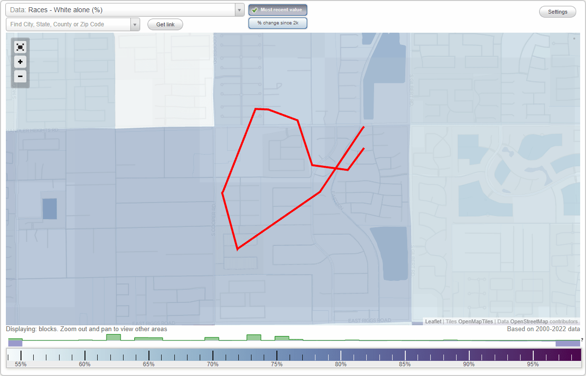 Circle G Riggs Ranch neighborhood in Chandler, Arizona (AZ), 85249