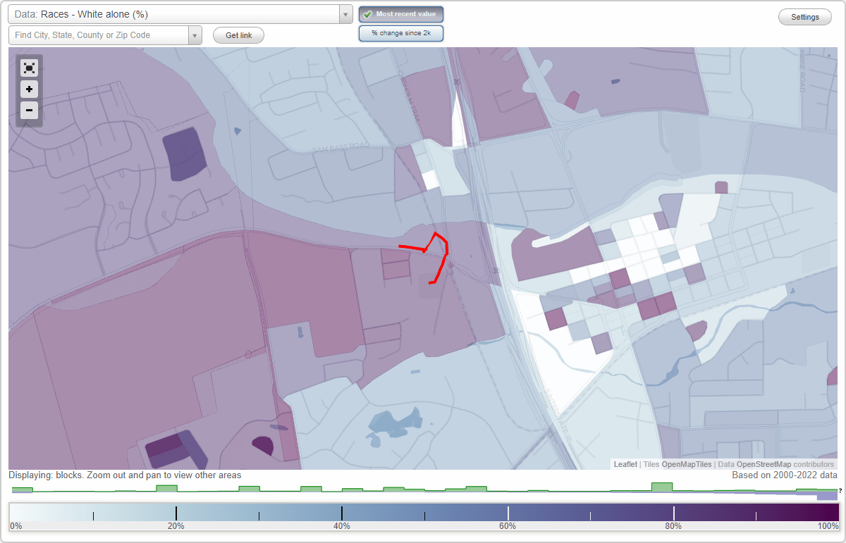 Creekside Plaza neighborhood in Round Rock, Texas (TX), 78681