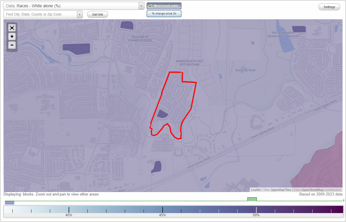 Legends Village neighborhood in Round Rock, Texas (TX), 78664