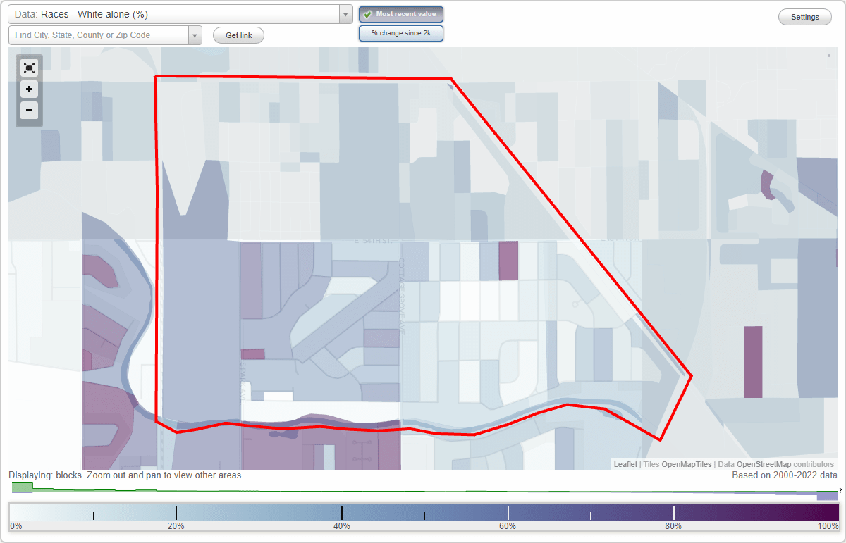 North River neighborhood in South Holland, Illinois (IL), 60473, 60419