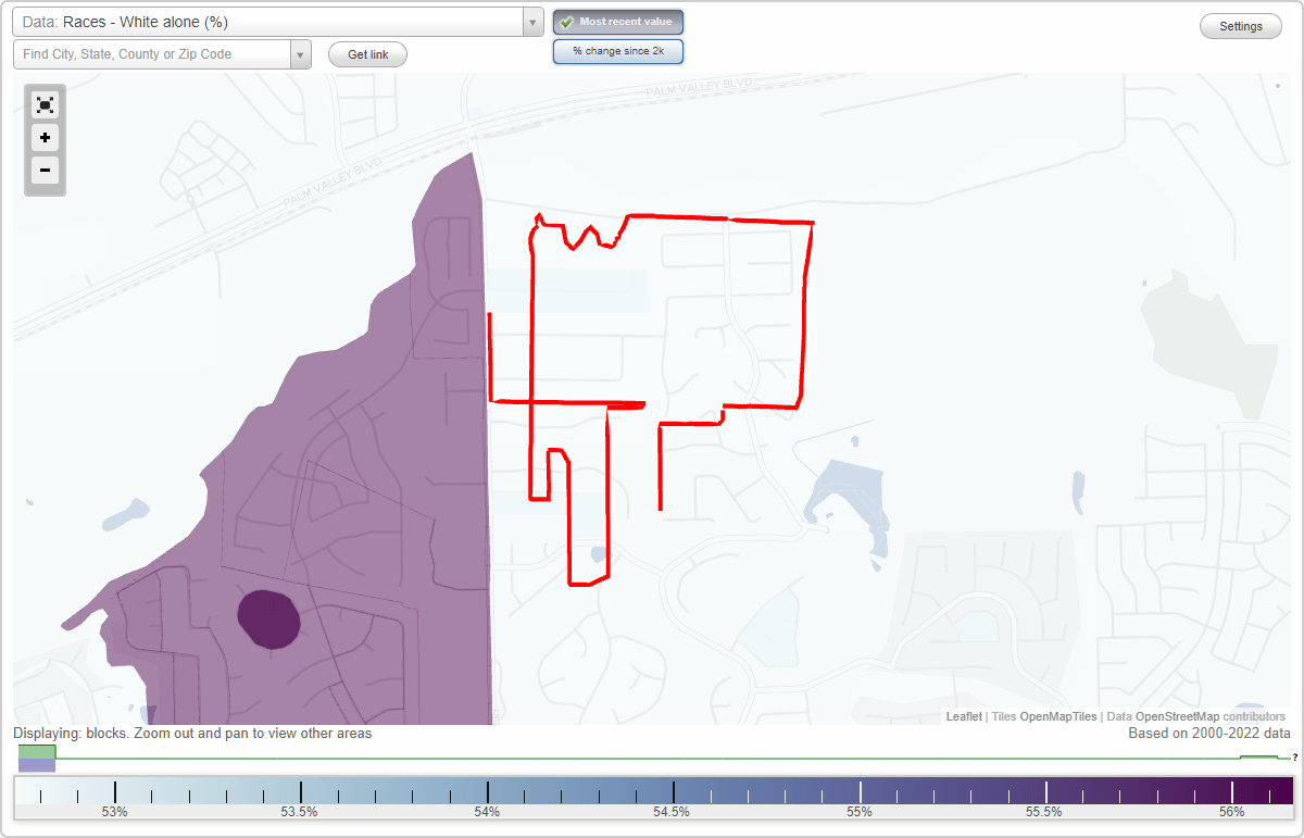 Oak Bluff Estates neighborhood in Round Rock, Texas (TX), 78664, 78634