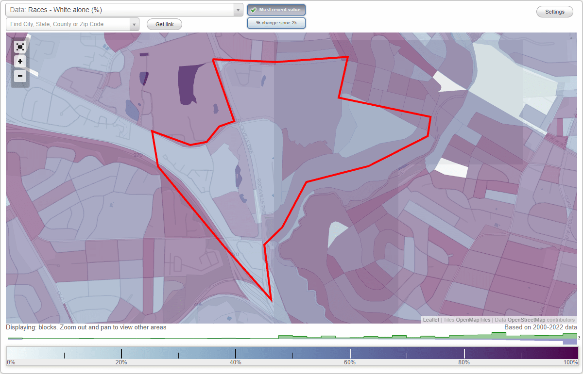 Parkside neighborhood in Rockville, Maryland (MD), 20852, 20895, 20814