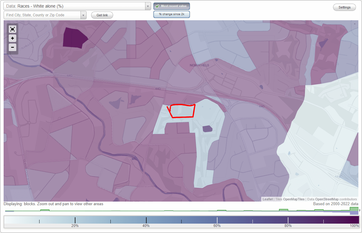 Ramblewood neighborhood in Raleigh, North Carolina (NC), 27609