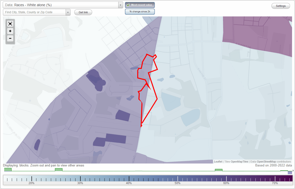 Ridgewood neighborhood in Monroe, North Carolina (NC), 28112