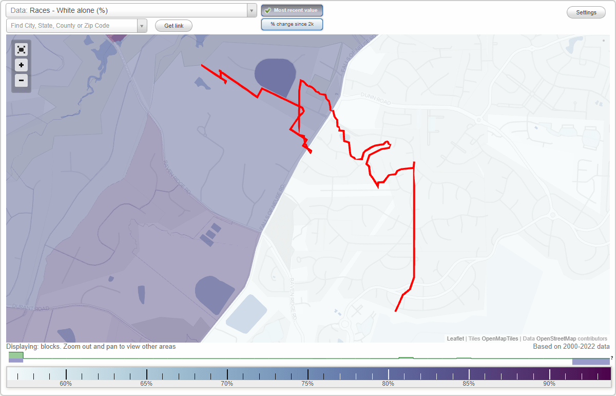 River Oaks neighborhood in Raleigh, North Carolina (NC), 27614