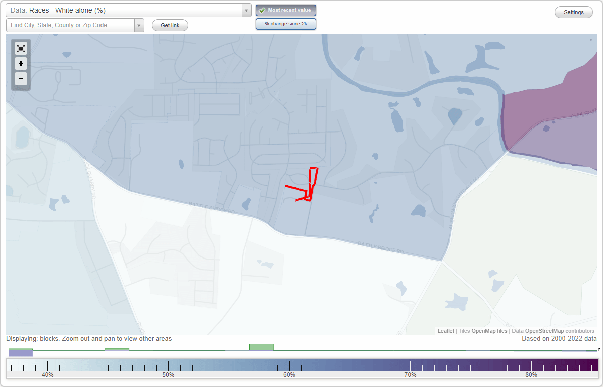 River Ridge neighborhood in Raleigh, North Carolina (NC), 27610