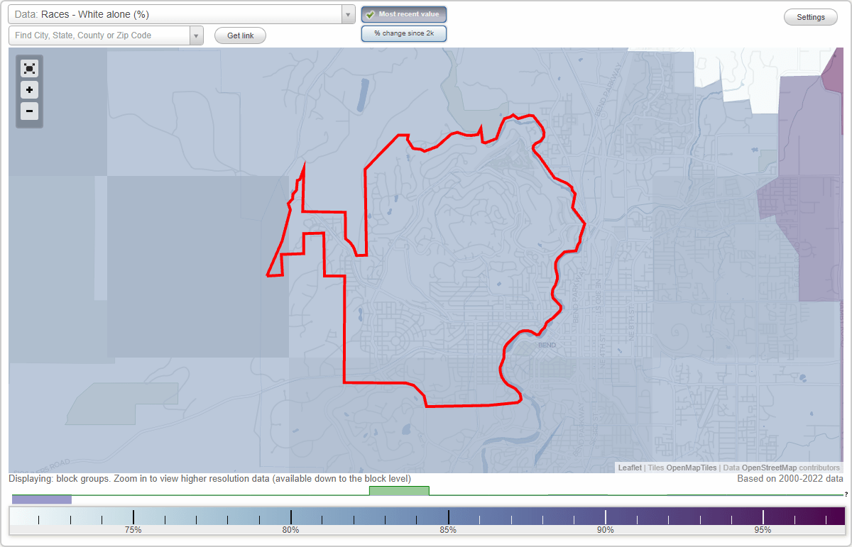 River West neighborhood in Bend, Oregon (OR), 97701 subdivision profile