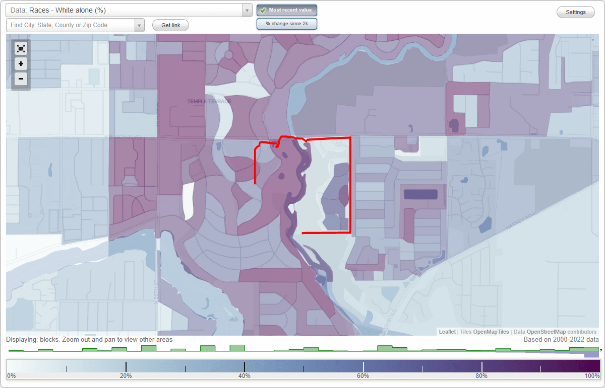Riverchase Community neighborhood in Tampa, Florida (FL), 33637