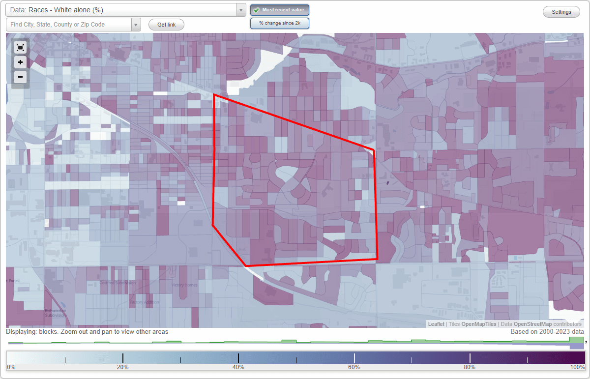 Rolling Green neighborhood in Rockford, Illinois (IL), 61108