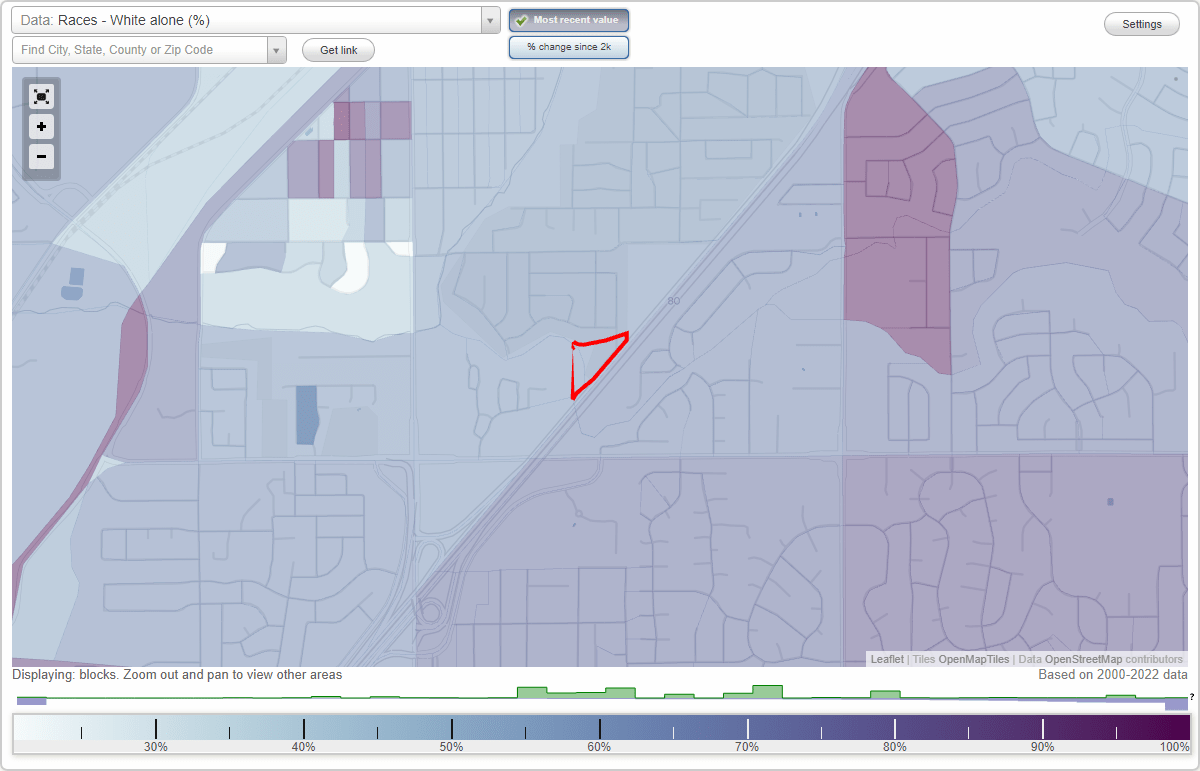Wild Rose Tract neighborhood in Roseville, California (CA), 95678