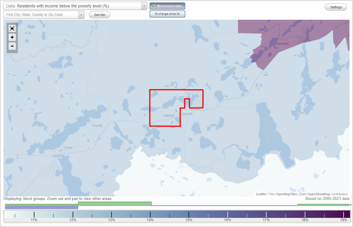 Marble, Minnesota (MN) poverty rate data information about poor and