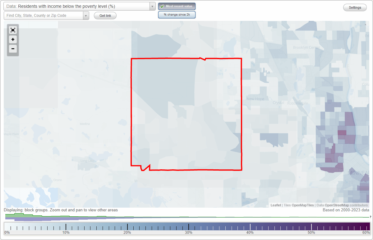Plymouth, Minnesota (MN) poverty rate data information about poor and