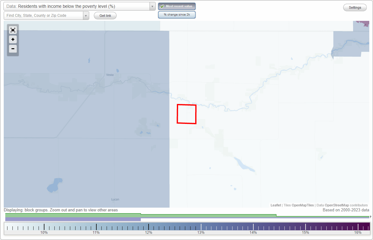 Seaforth, Minnesota (MN) poverty rate data information about poor and
