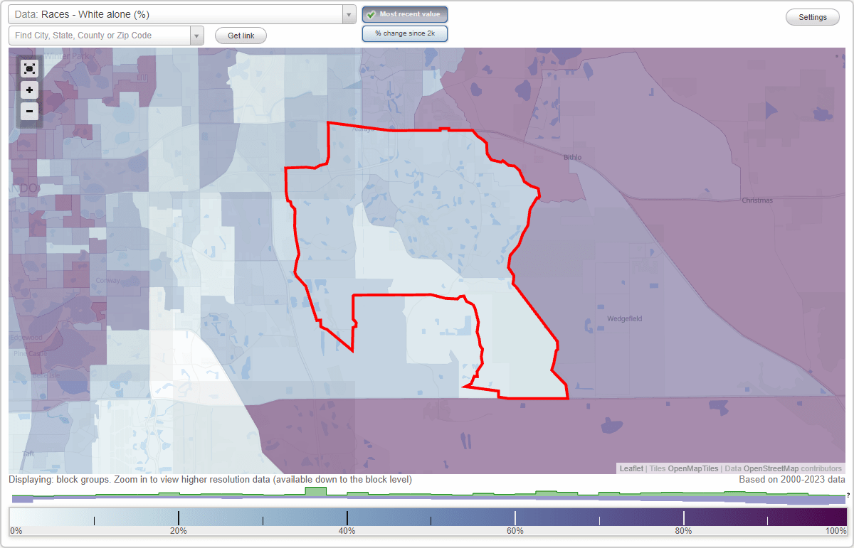 Races in Alafaya, Florida (FL) White, Black, Hispanic, Asian