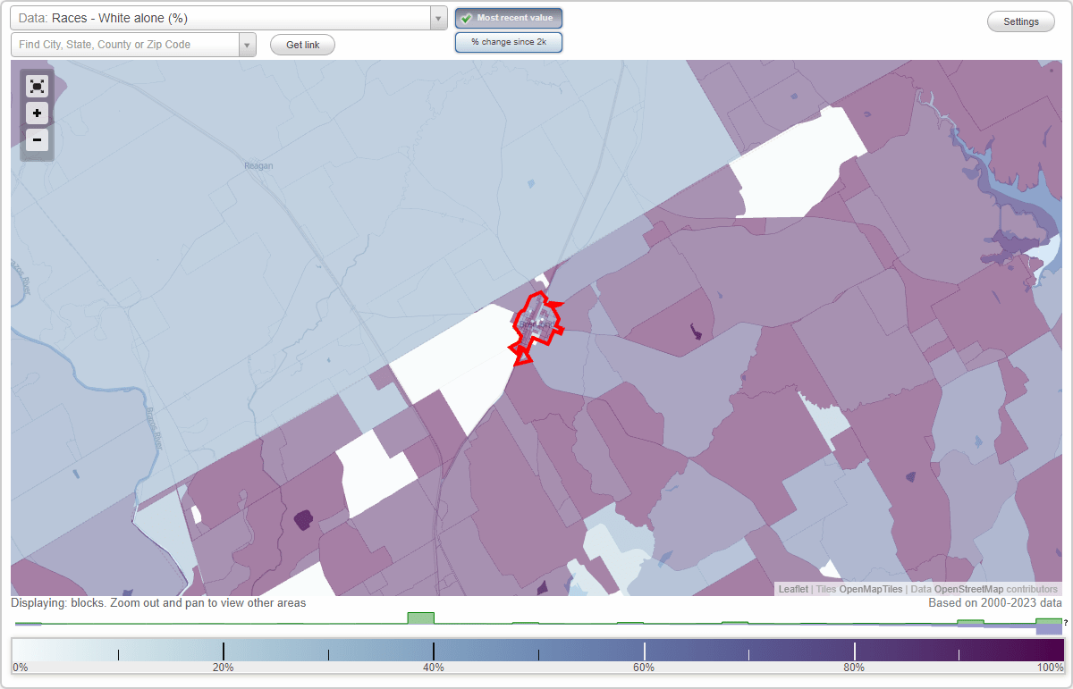 Races in Bremond, Texas (TX) White, Black, Hispanic, Asian. Ancestries