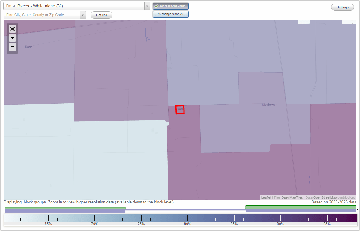 Races in Canalou, Missouri (MO) White, Black, Hispanic, Asian