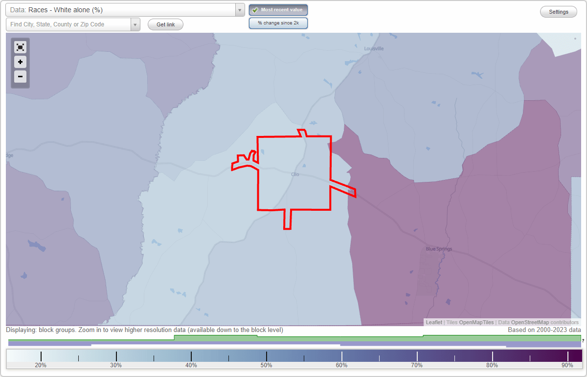 Races in Clio, Alabama (AL) White, Black, Hispanic, Asian. Ancestries